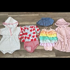 6-12 month girls summer bundle